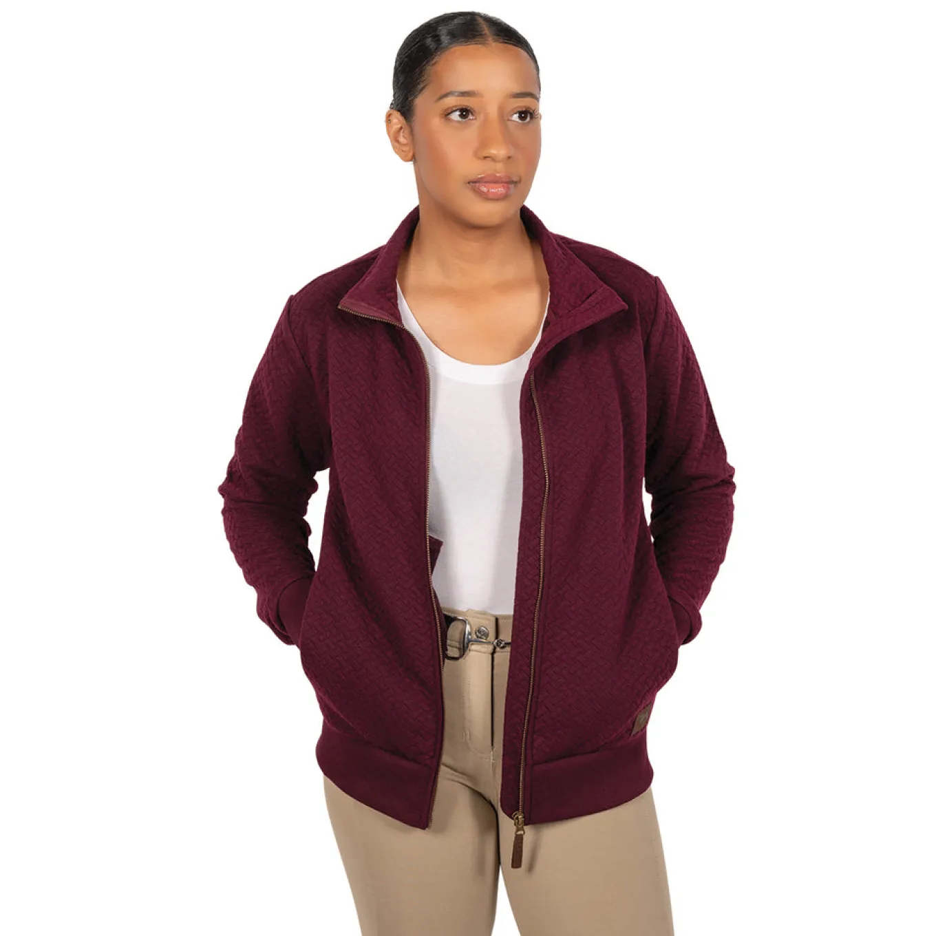 Aerion Allegra Zip Quilt Jacket