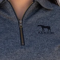 Aerion Equestrian Quarter Zip Polo Sweatshirt