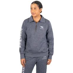 Aerion Equestrian Quarter Zip Polo Sweatshirt