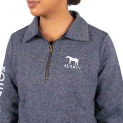 Aerion Equestrian Quarter Zip Polo Sweatshirt