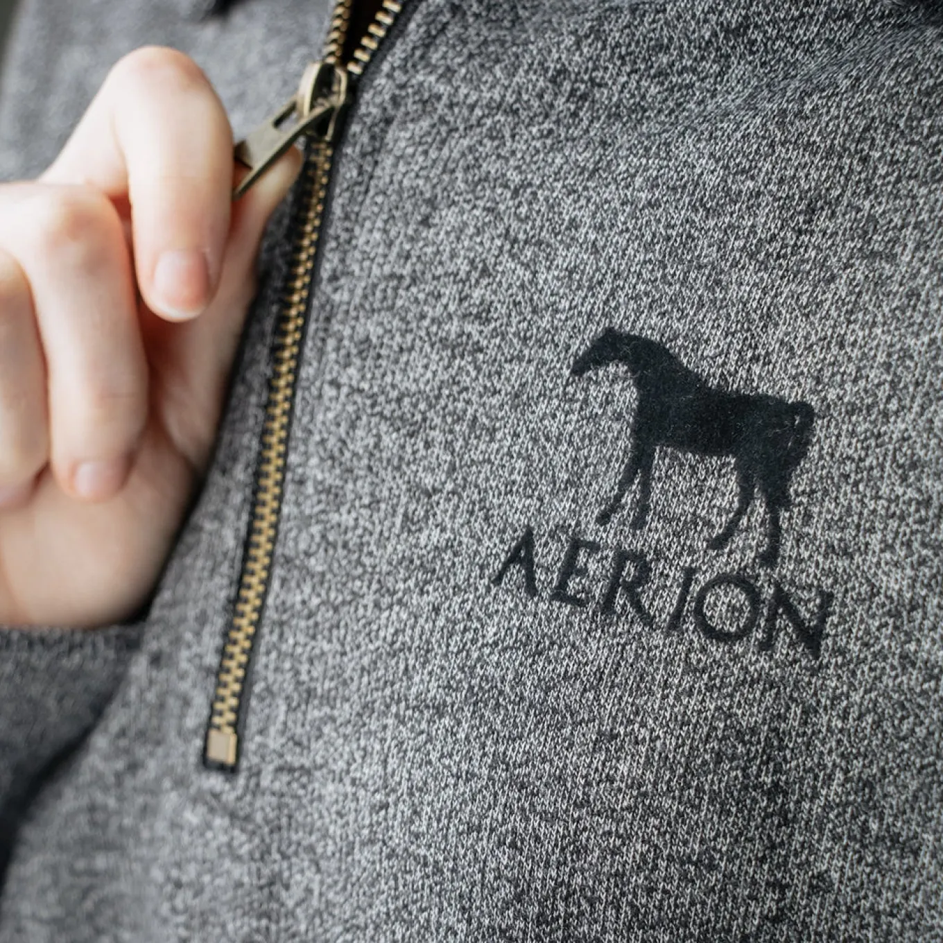 Aerion Equestrian Quarter Zip Polo Sweatshirt
