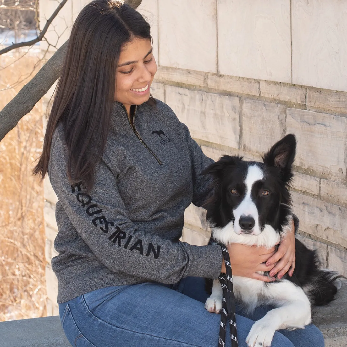 Aerion Equestrian Quarter Zip Polo Sweatshirt