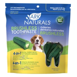 Ark Naturals Brushless Toothpaste Small Dog Chews 340 g