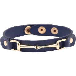 AWST Vegan Leather Snaffle Bit Bracelet