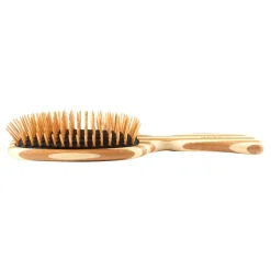 Bass Green Bamboo Pin Semi S Style Brush