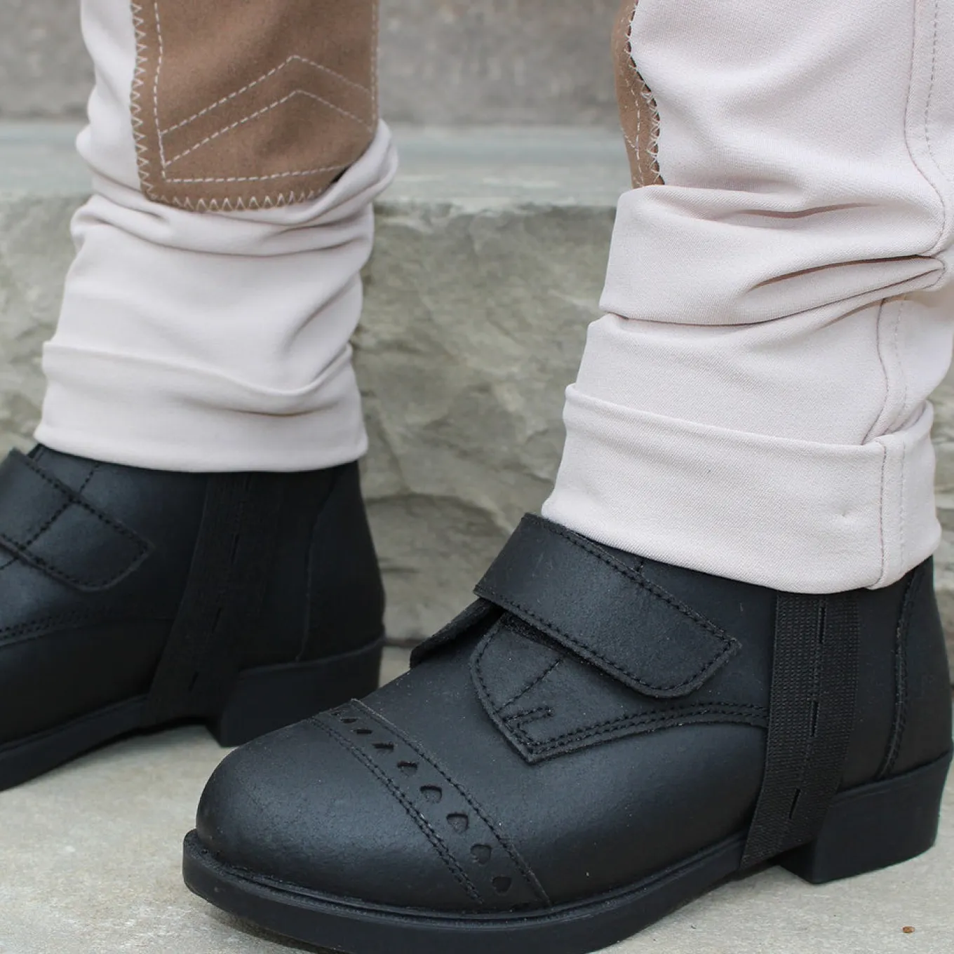 Belle & Bow Velcro Paddock Boots - Kids'