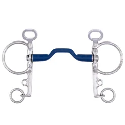 Bombers Pelham 55 Bomber Blue Bit W/ Swivel