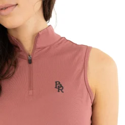 BR Isis Sleeveless Quarter Zip Top