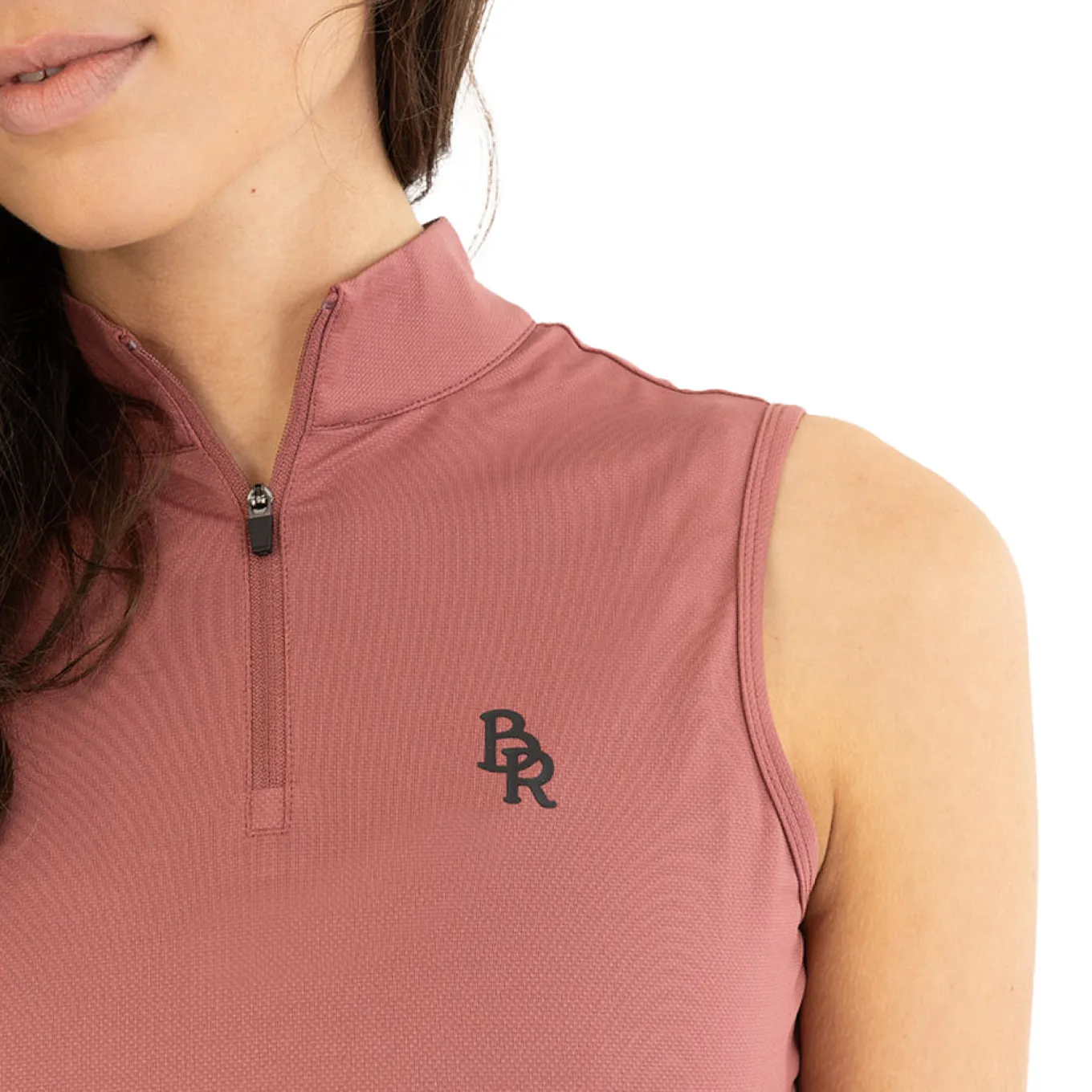 BR Isis Sleeveless Quarter Zip Top