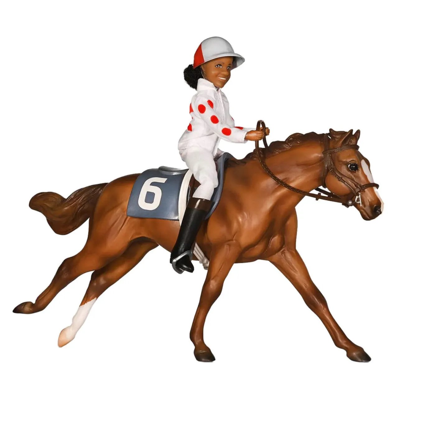 Breyer Freedom Cheryl White Horse & Book Set