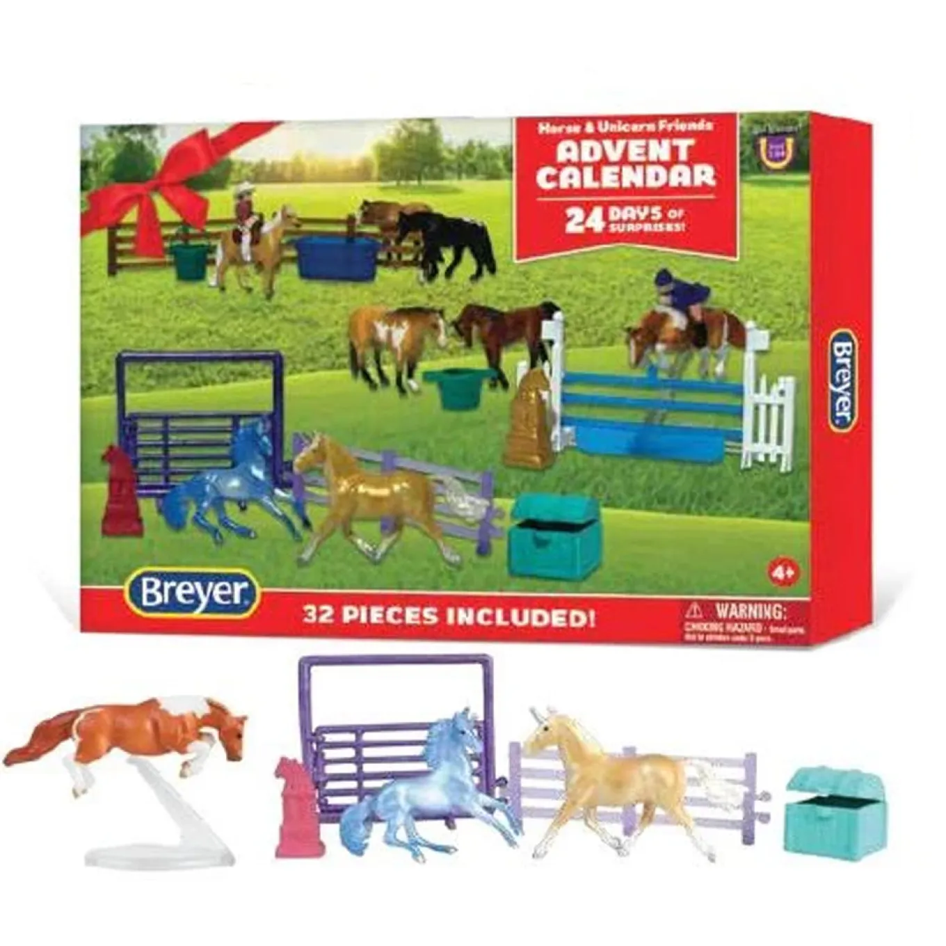 Breyer Mini Whinnies Horse & Unicorn Friends Advent Calendar Playset