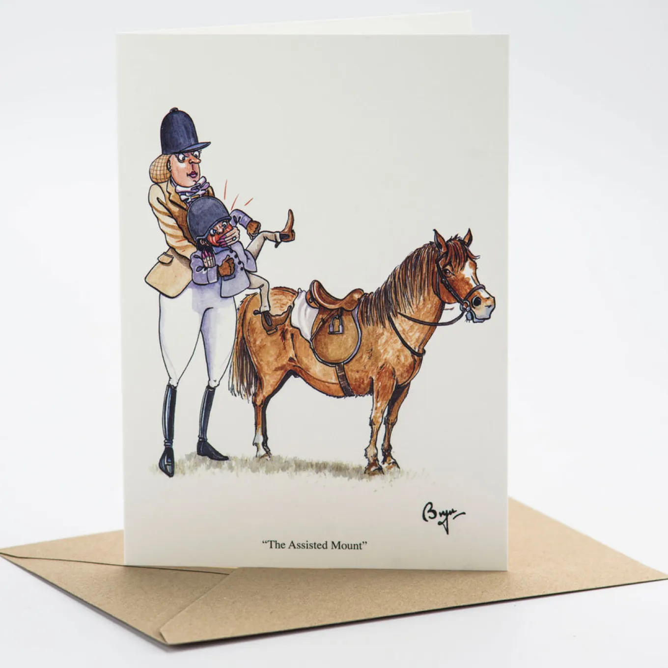 Bryn Parry The Assisted Mount Greeting Card
