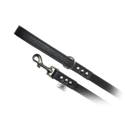Buddy Belt Accent Leather & Nylon Leash 1.3 cm x 1.2 m