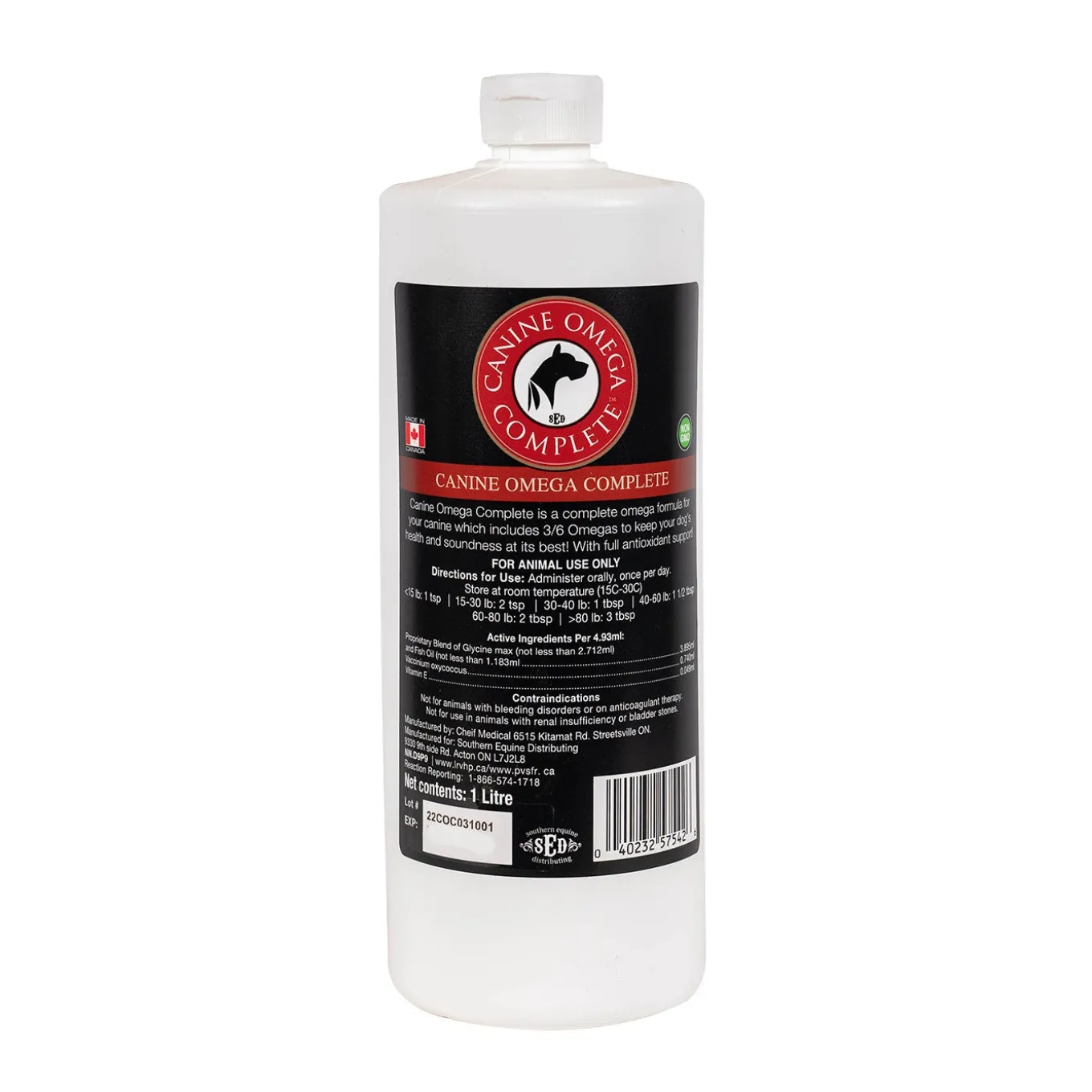 Canine Omega Complete Dog Supplement 1 L