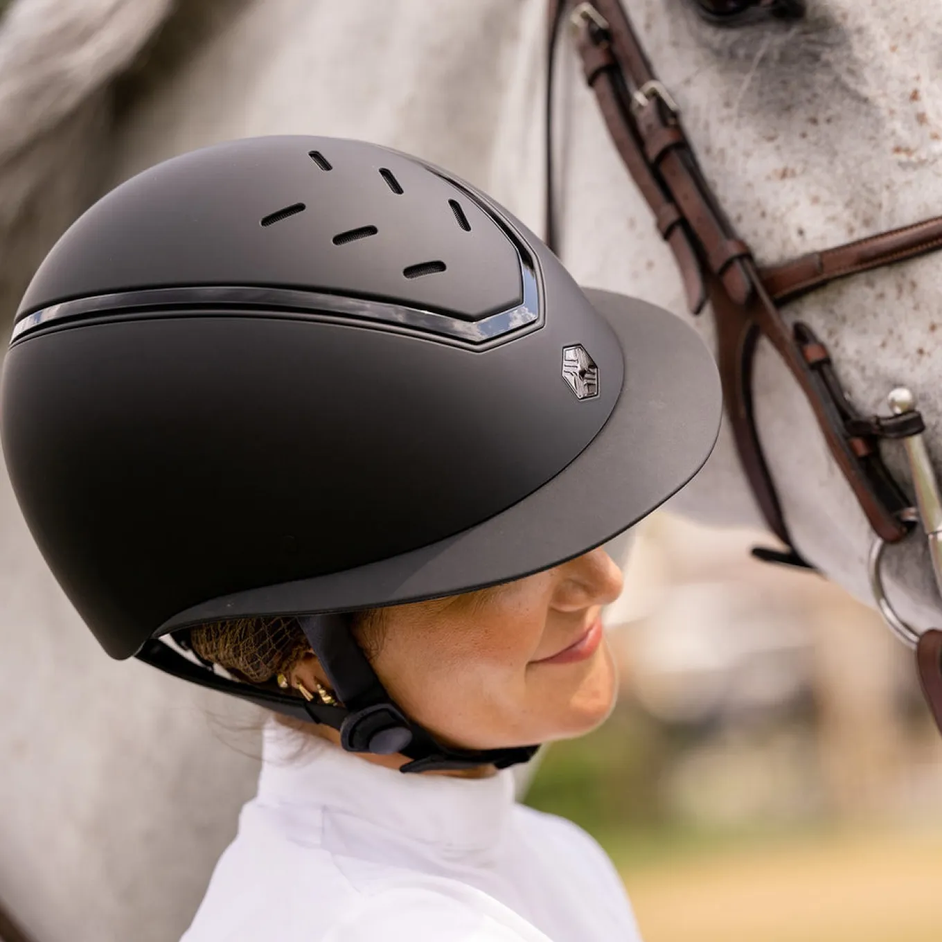 Charles Owen Kylo Wide Brim Helmet
