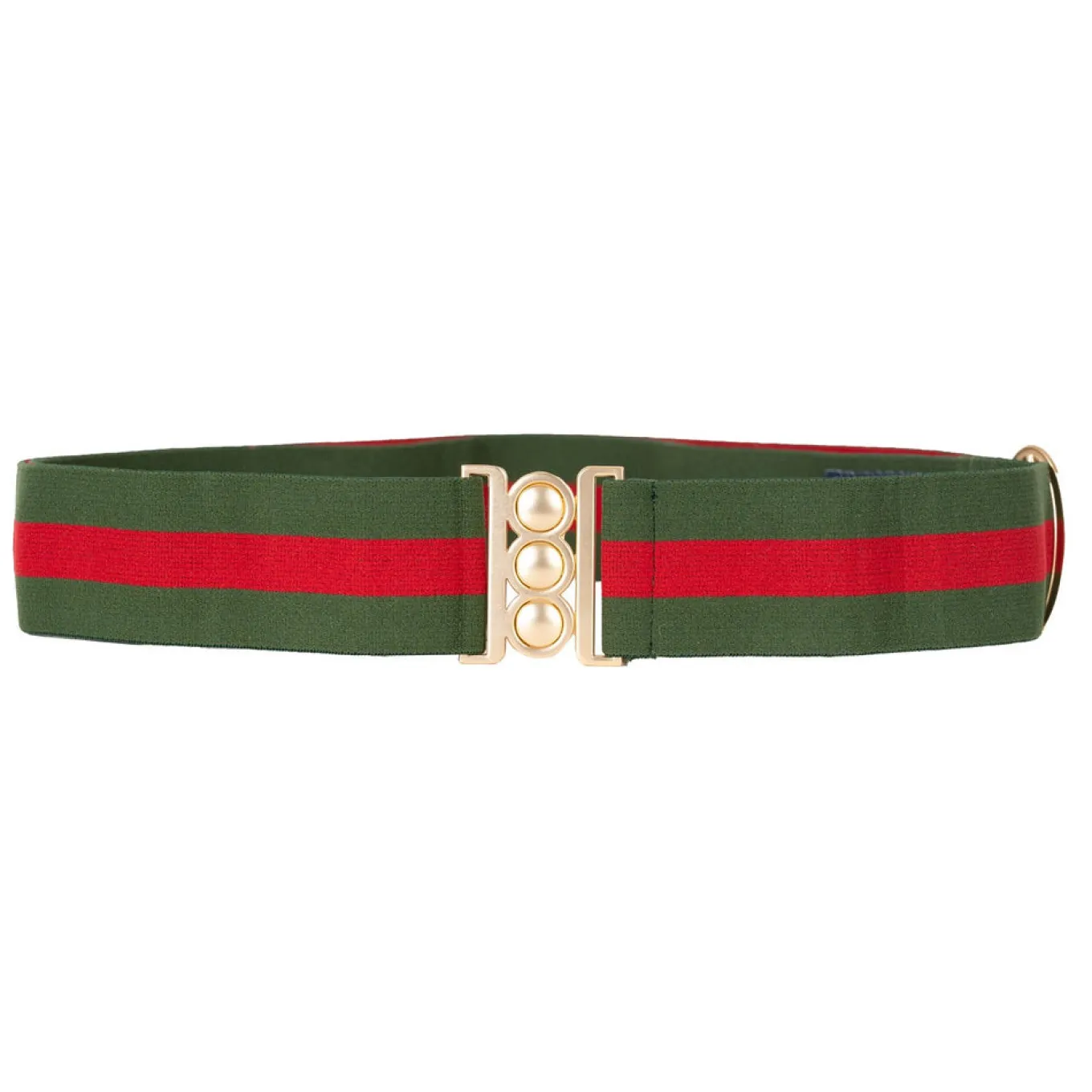 Cinto x UnBelts Hunter Tri-Stripe Belt W/ Gold Buckle