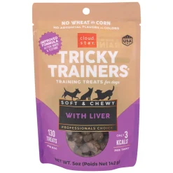 Cloud Star Tricky Trainers Chewy Liver Dog Treats 141 g
