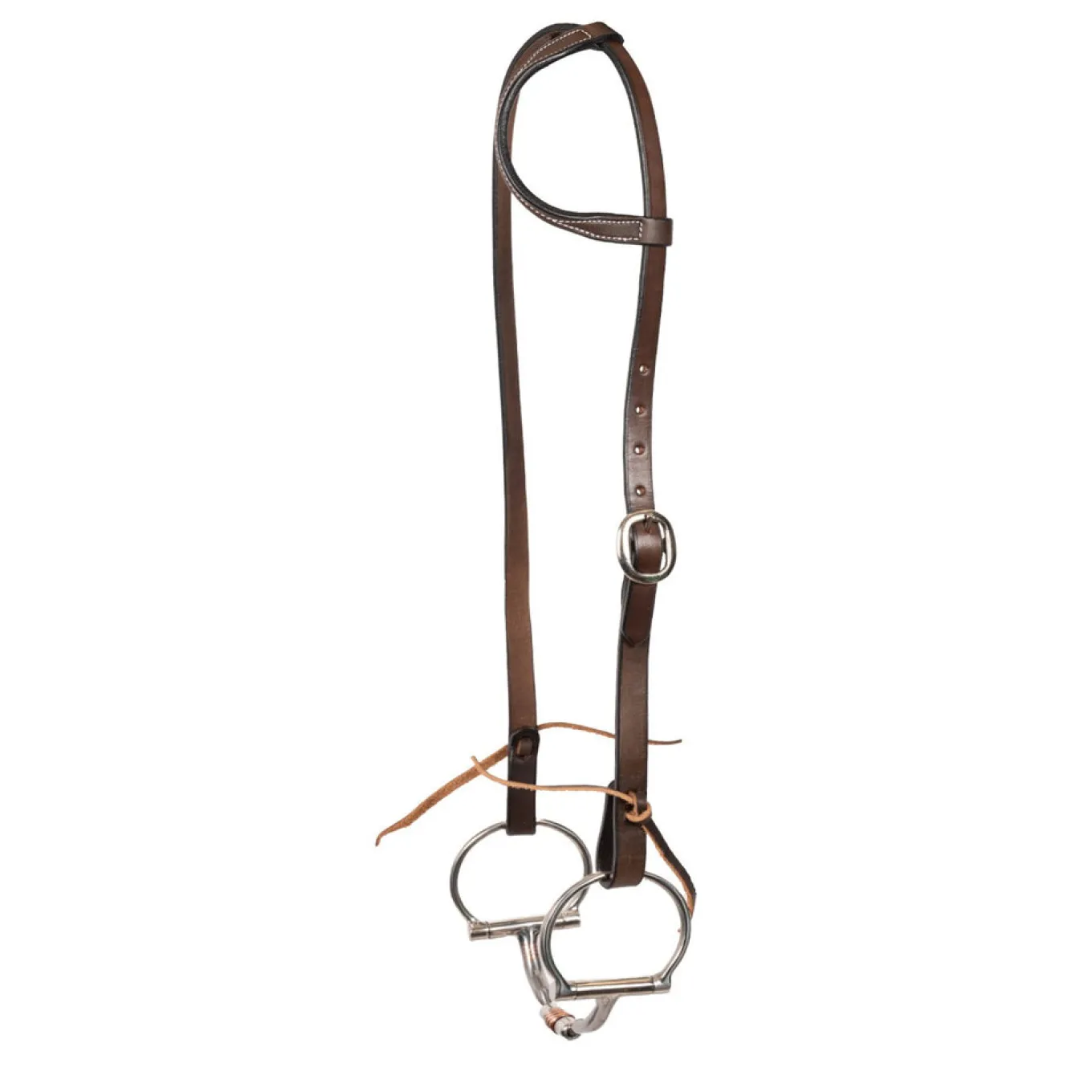 Copper Canyon Single Ply One Ear Headstall W/ Ties