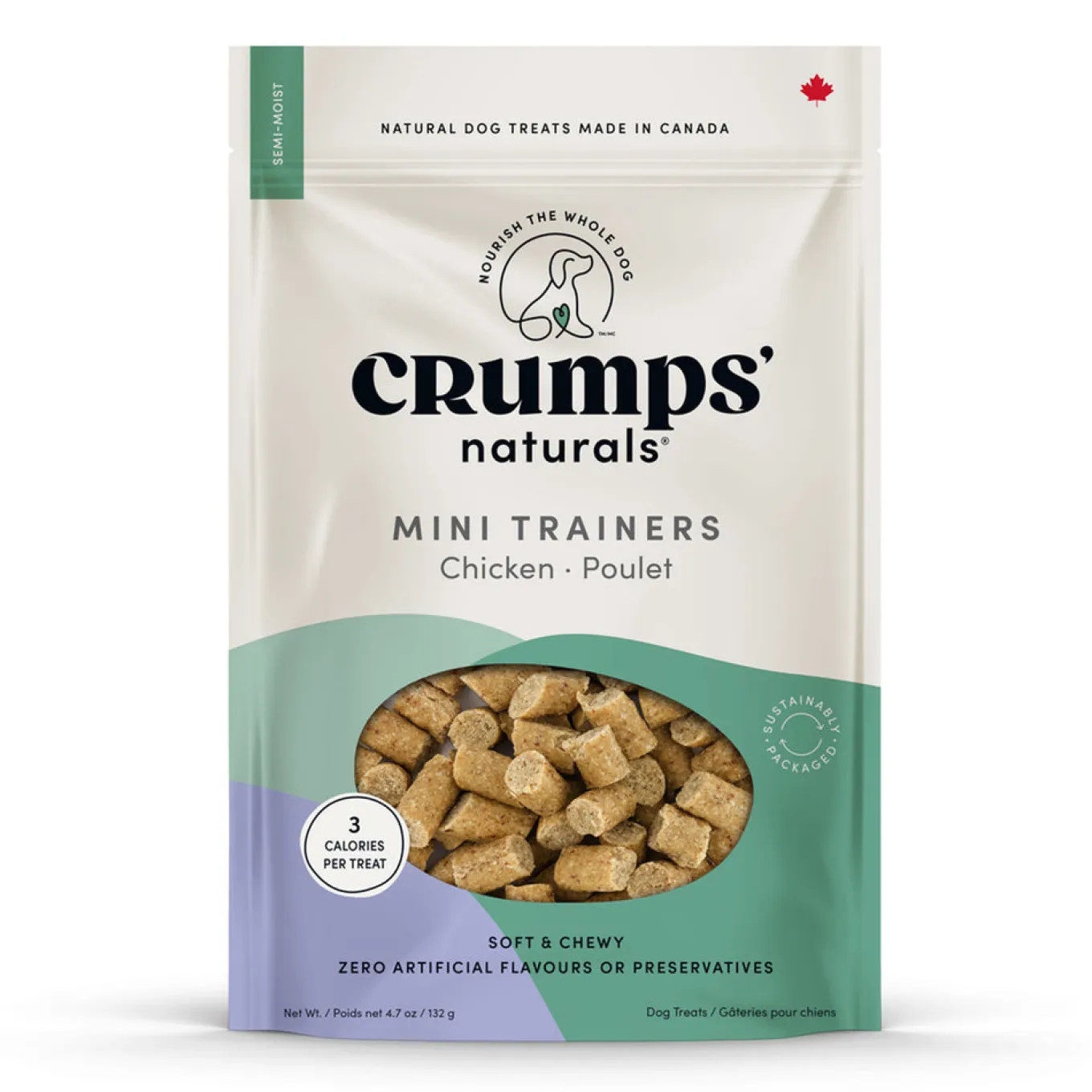 Crumps Semi-Moist Chicken Mini Trainers 132 g