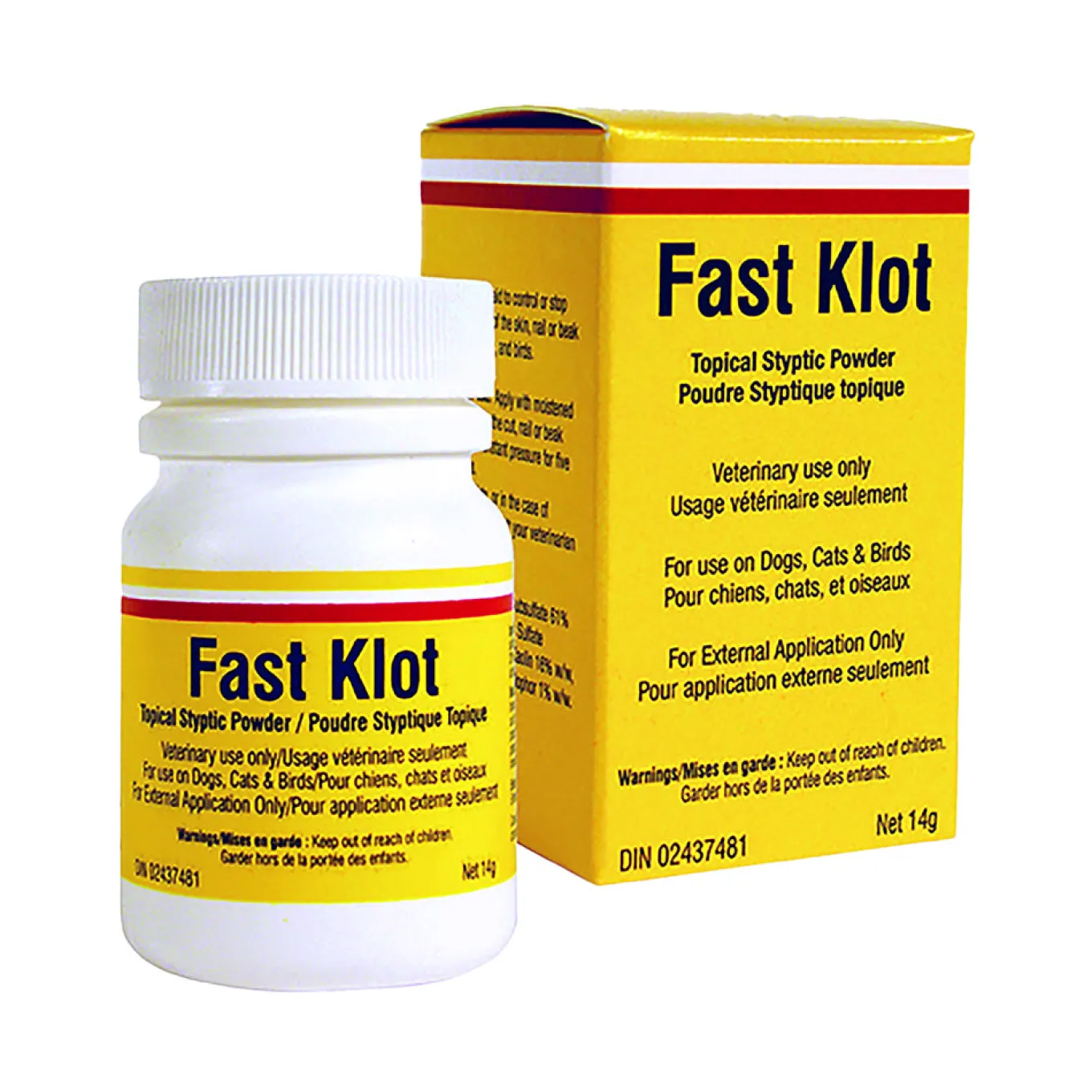 Dominion Veterinary Laboratories Fast Klot Topical Styptic Powder 14 g