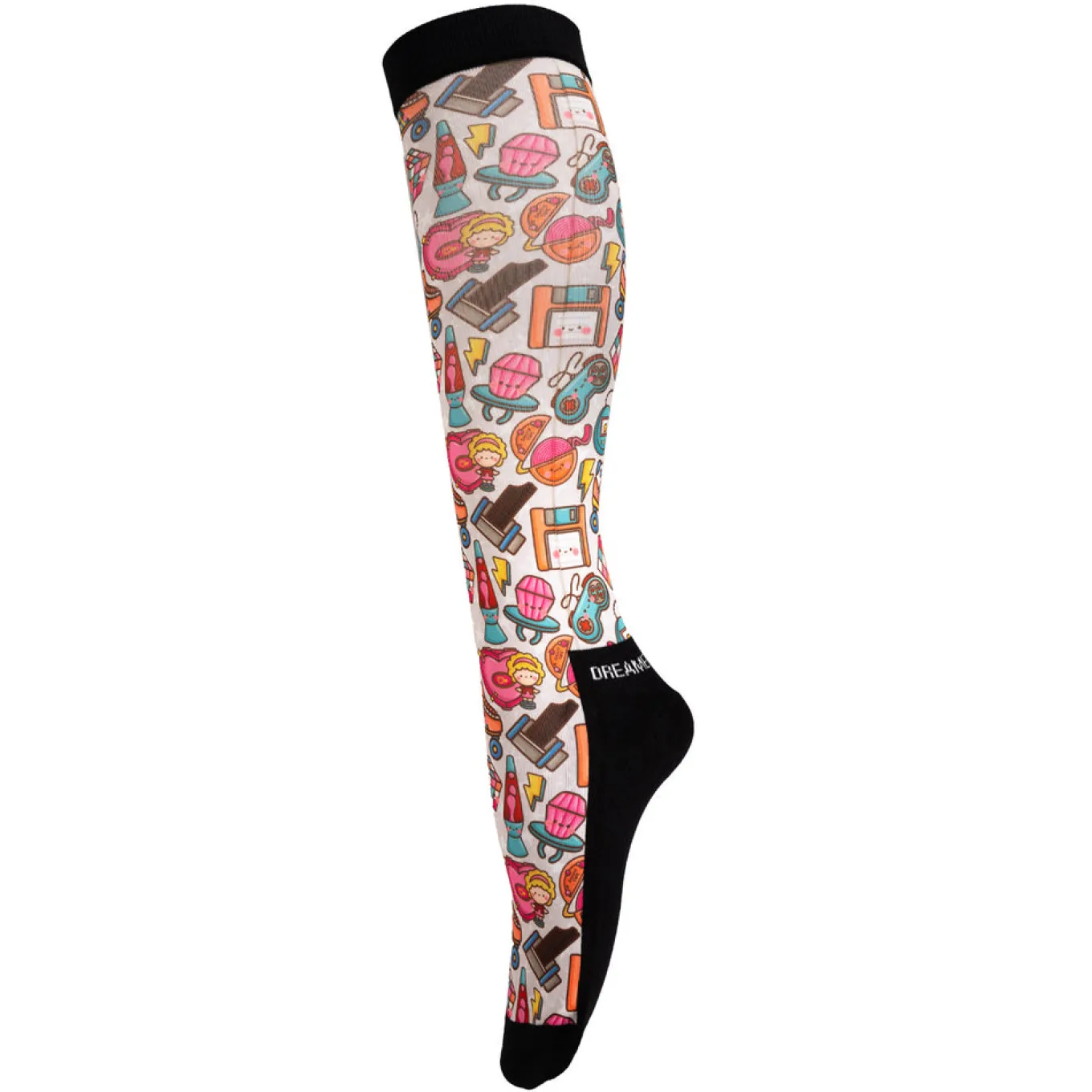 Dreamers & Schemers Old School Toys Boot Socks
