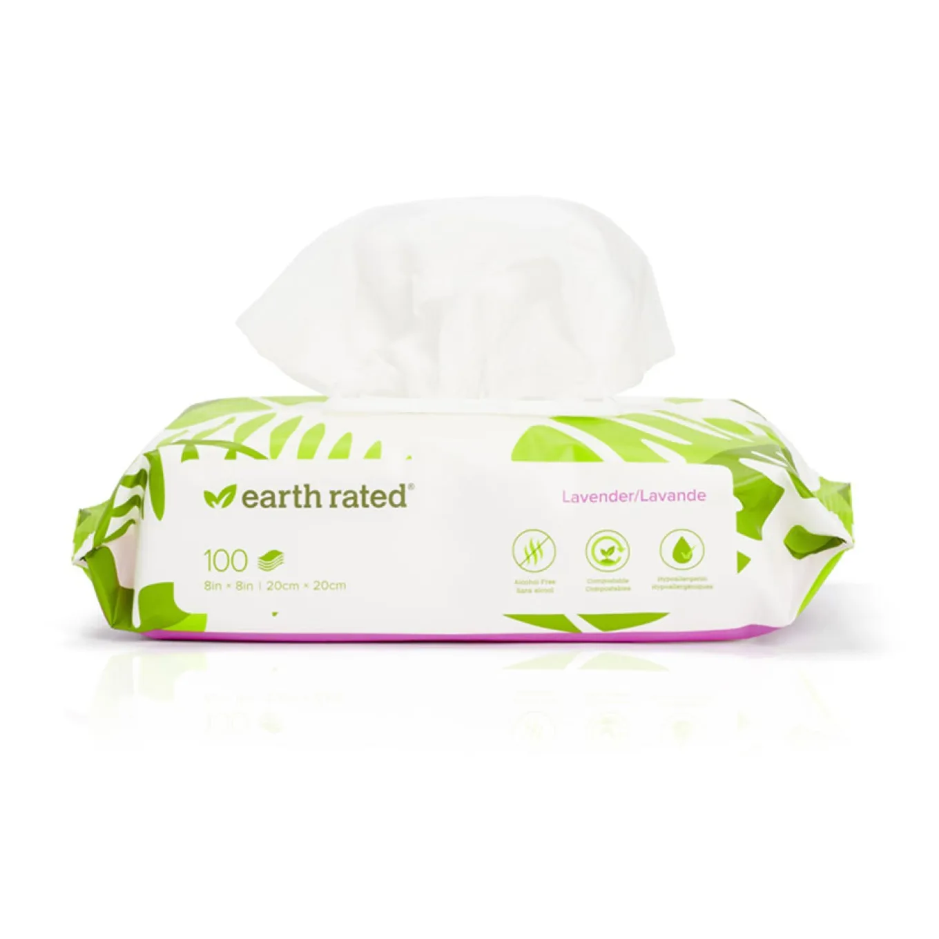 Earth Rated Compostable Scented Dog Wipes 100 Pack