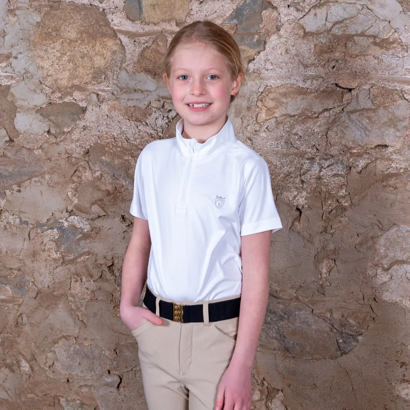 Elation Platinum Ferrara Short Sleeve Show Shirt - Kids'