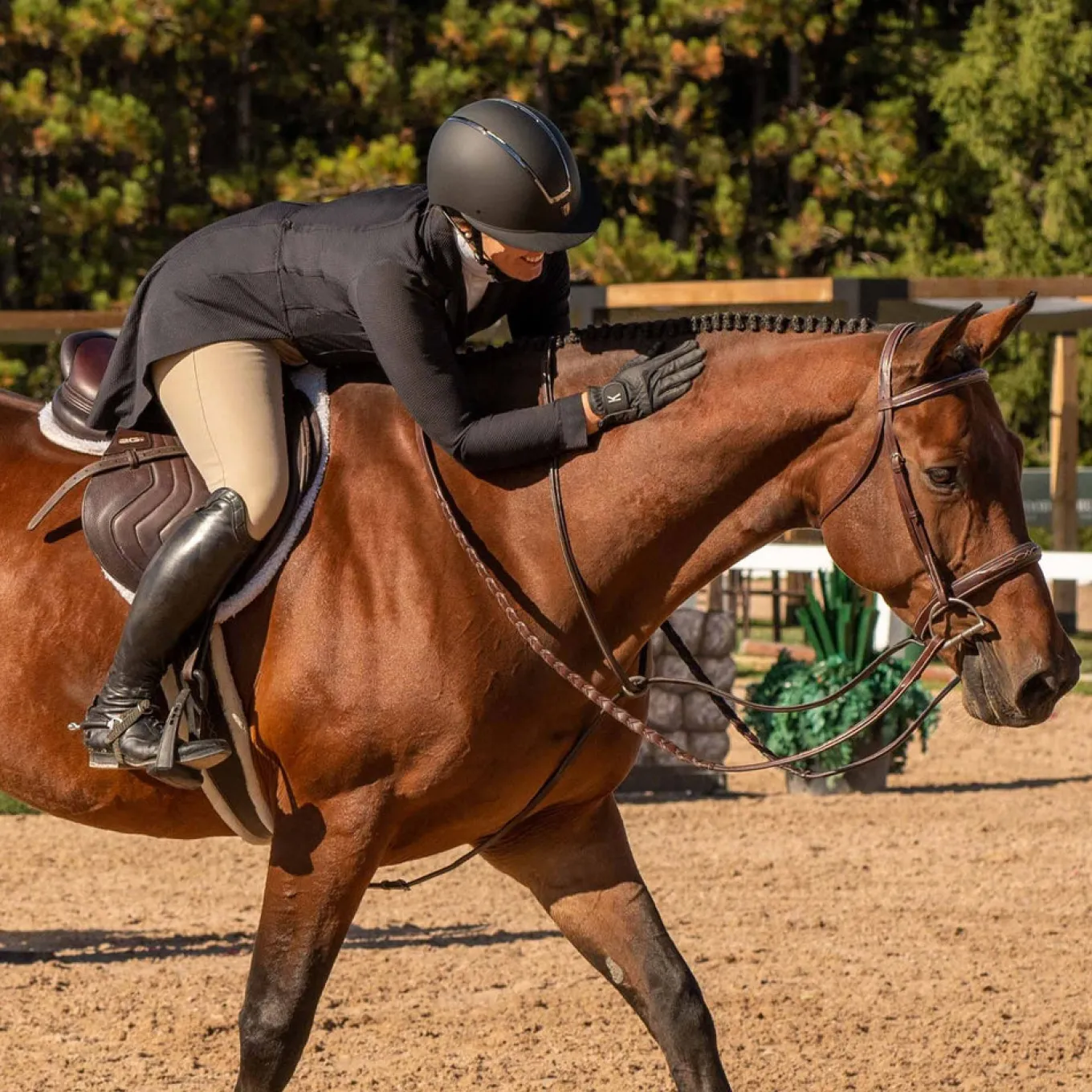 Elation Platinum Tosca Shadbelly Show Coat