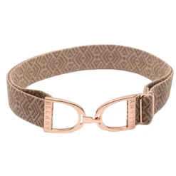 Ellany Elastic Belt W/ Rose Gold Stirrup