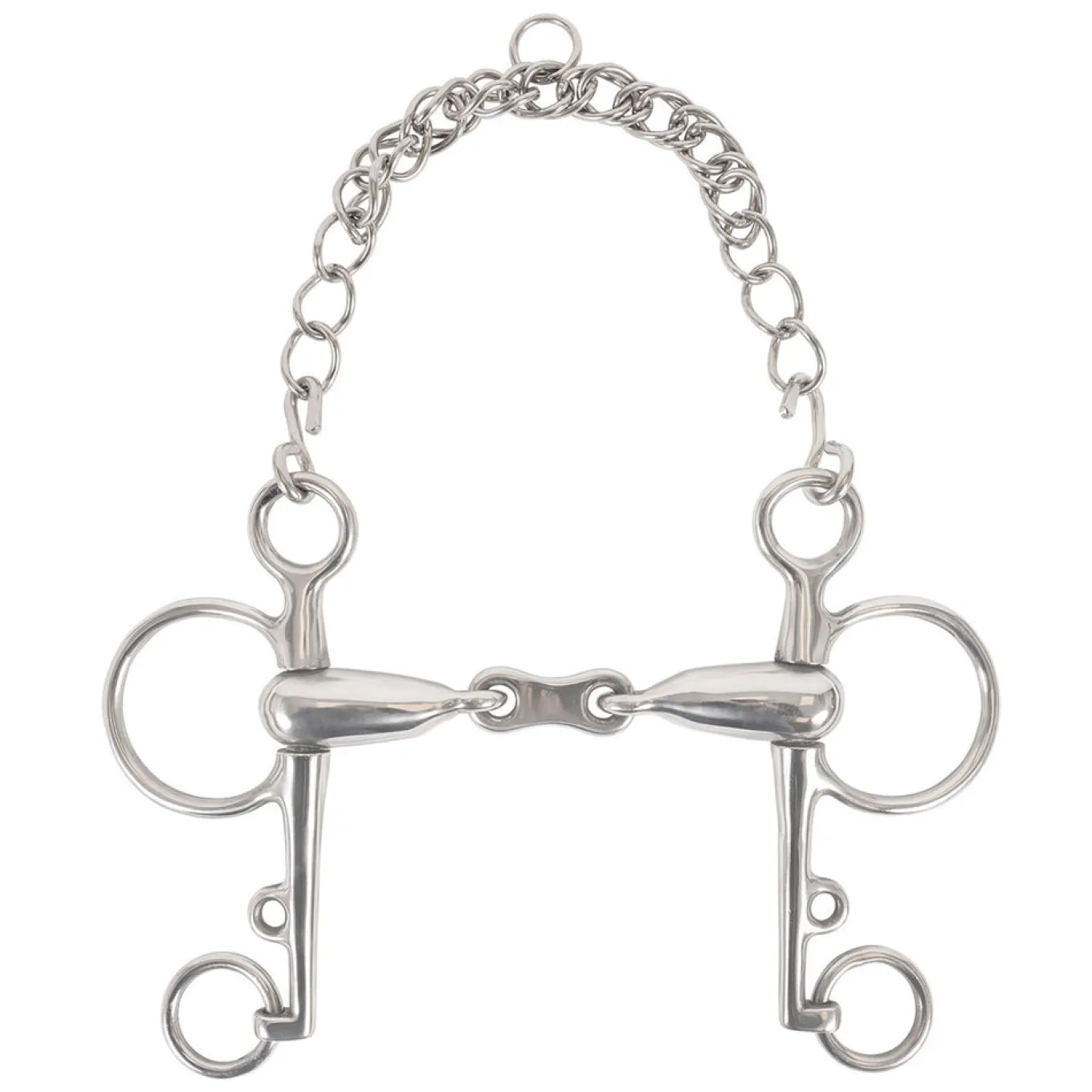EvoEq Hollow Mouth French Link Pelham Bit