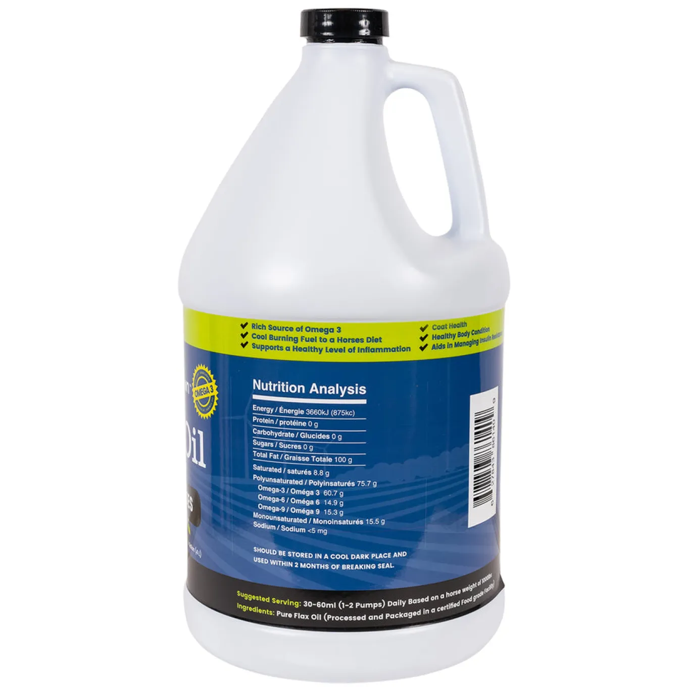 Farmers Own Flax Oil Horse Supplement 4 L