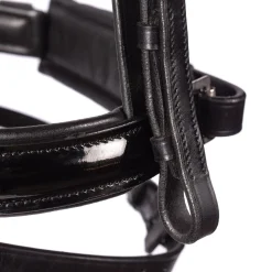 FFE Couture Patent Dressage Snaffle Bridle