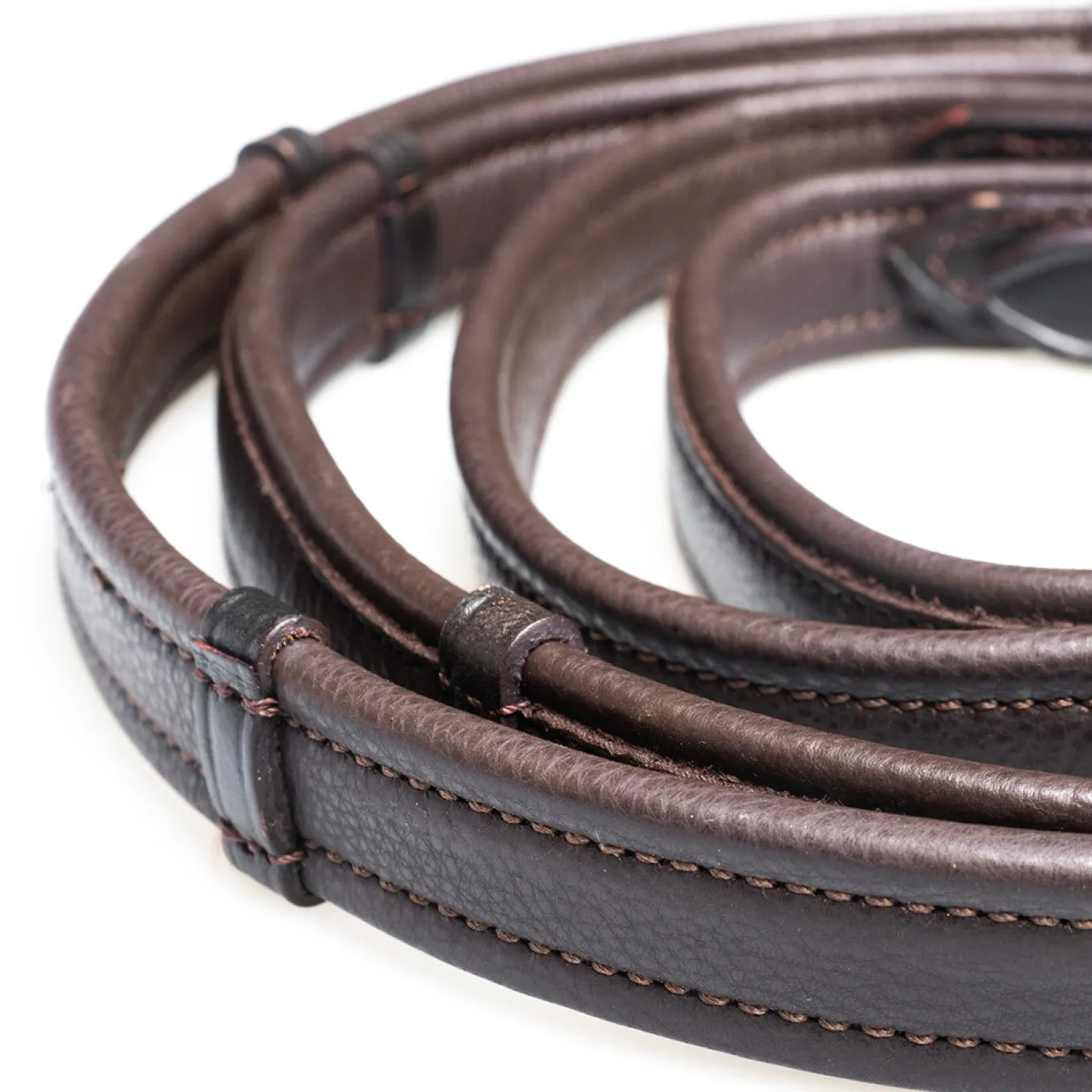 FFE Padded Leather Reins W/ Stoppers