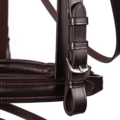 FFE Rose Gold Princess Wave Dressage Snaffle Bridle