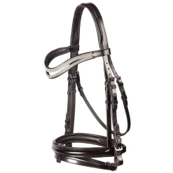FFE Split Wave Dressage Snaffle Bridle