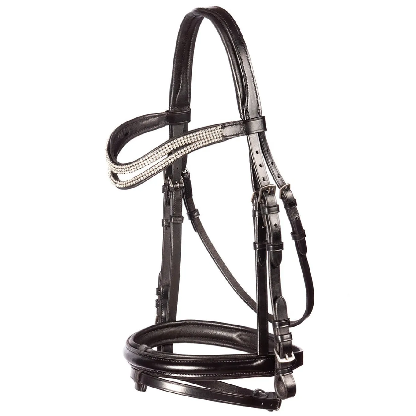 FFE Split Wave Dressage Snaffle Bridle