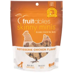 Fruitables Skinny Minis Chewy Rotisserie Chicken Dog Treats 141 g