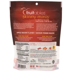 Fruitables Skinny Minis Chewy Apple Bacon Dog Treats 141 g