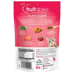 Fruitables Wildly Natural Salmon & Cranberry Crunchy Cat Treats 70 g