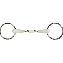 Happy Mouth Loose Ring Snaffle Bit W/ Roller