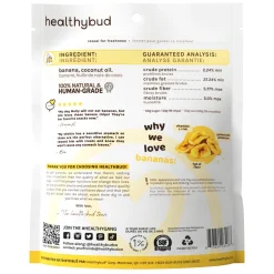 Healthybud Banana Chips Dog Treats 150 g