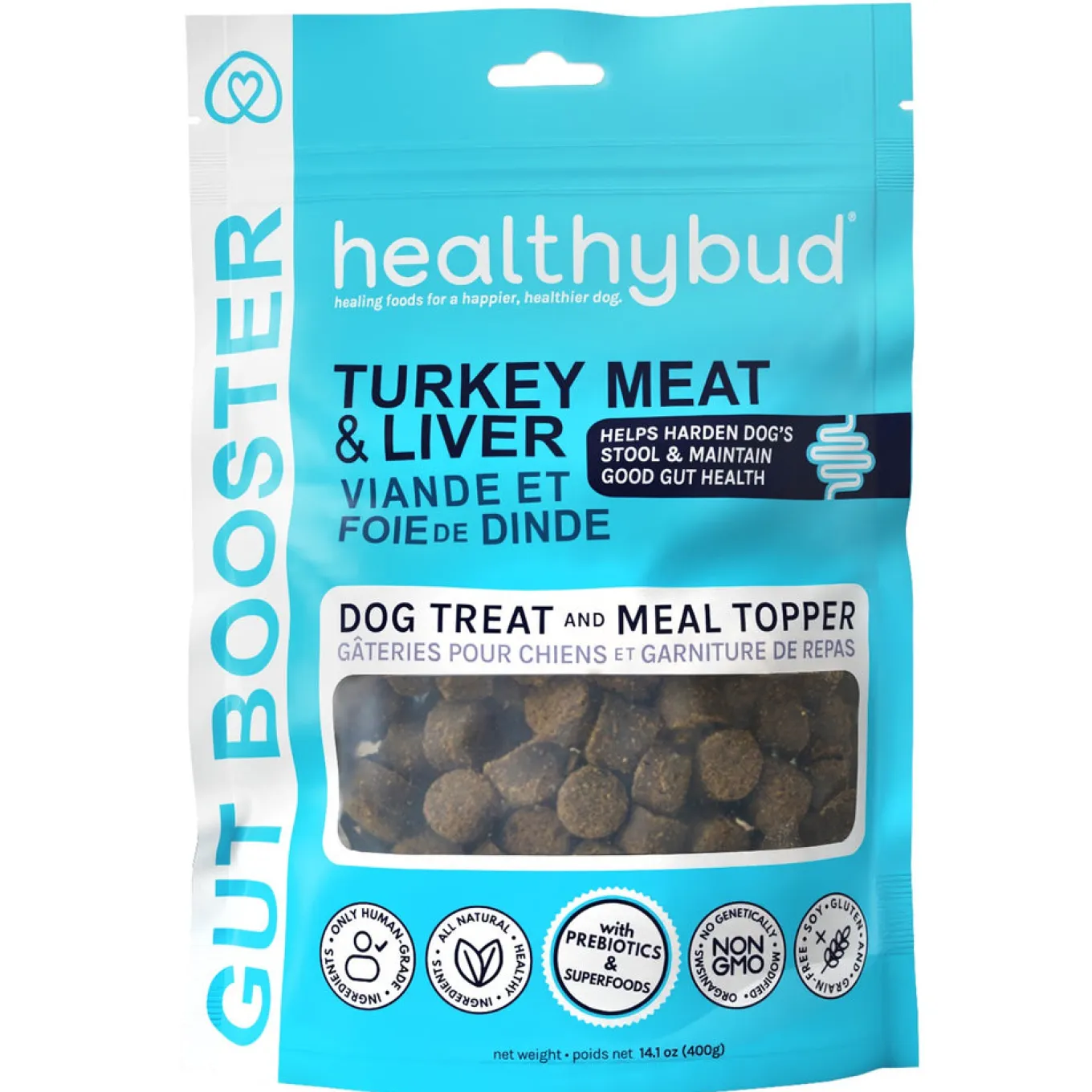 Healthybud Gut Booster Dog Supplement 130 g