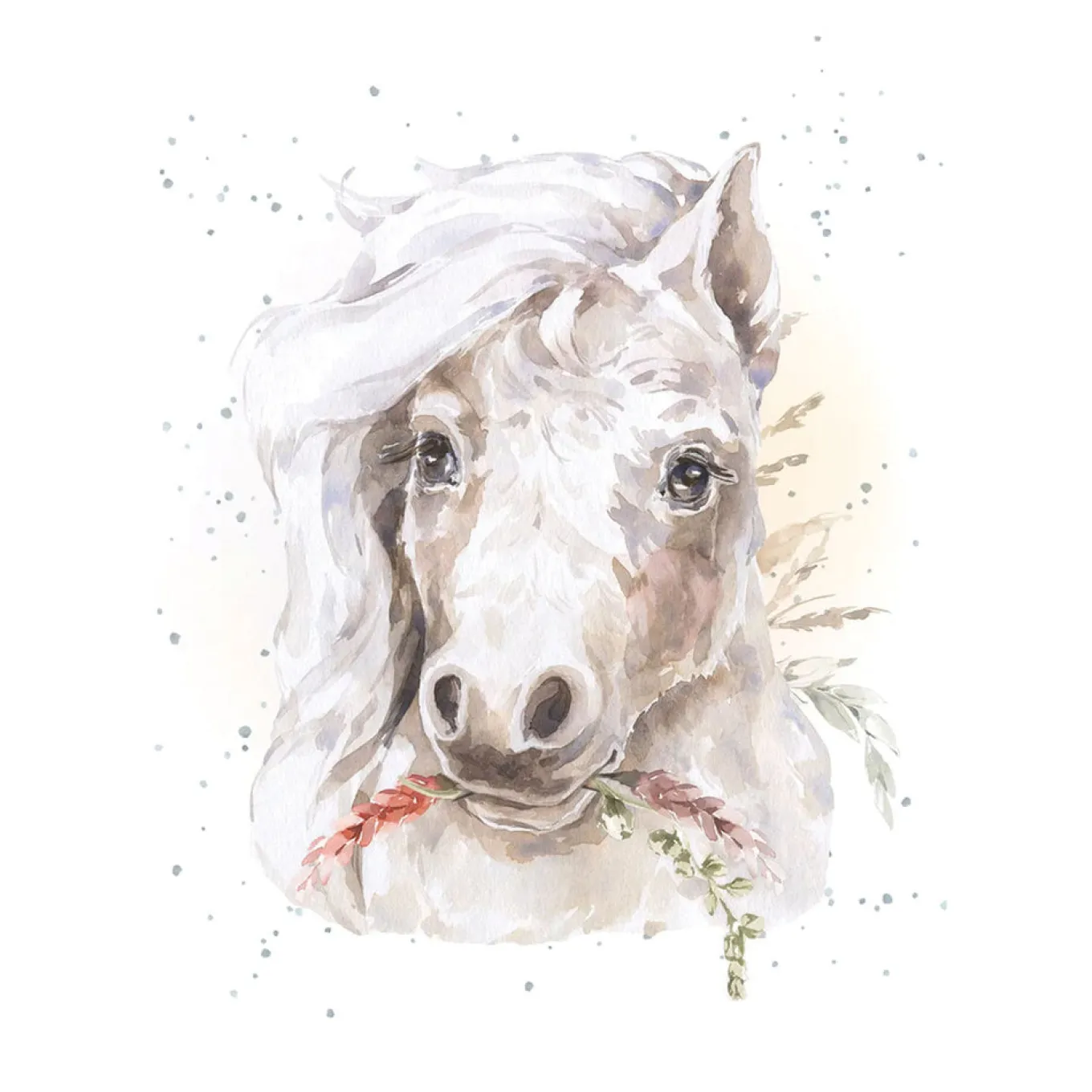 Hopper Studios Enclosures Flowing Mane Blank Card