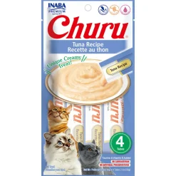Inaba Churu Tuna Puree Cat Treats 56 g - Pack of 4