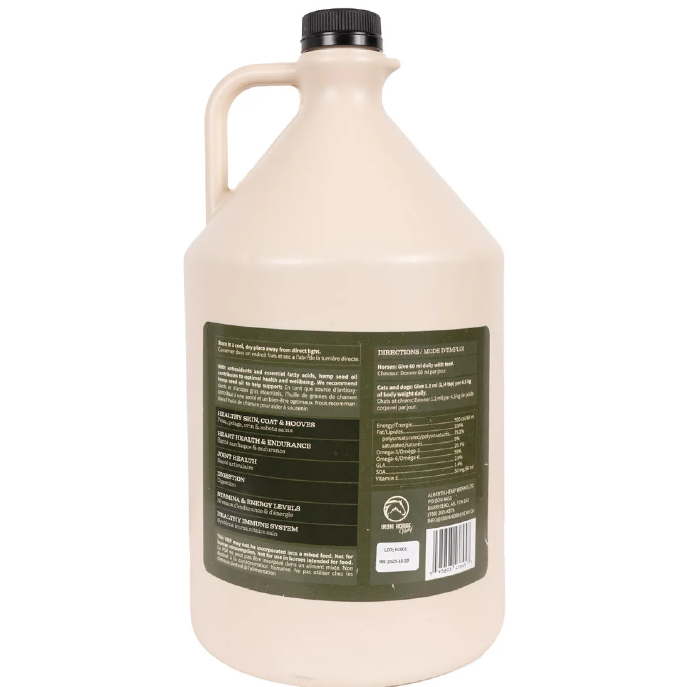 Iron Horse Hemp Seed Oil 4 L