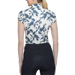 Kastel Denmark Cap Sleeve Print Shirt