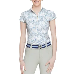 Kastel Denmark Cap Sleeve Print Shirt