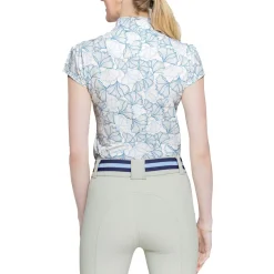 Kastel Denmark Cap Sleeve Print Shirt