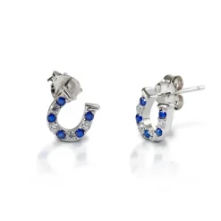 Kelly Herd Baby Horseshoe Earrings