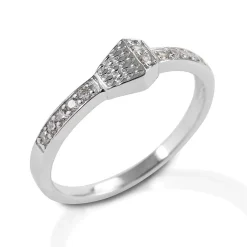 Kelly Herd Pavé Horseshoe Nail Ring